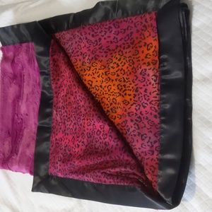 Custom kyte leopard/minky blanket